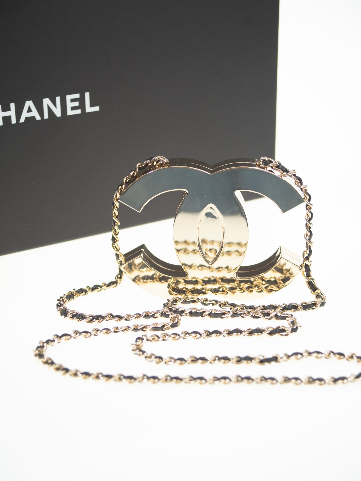 CHANEL Halskette Bodychain 10cm großes CC Körperkette XXL Gold