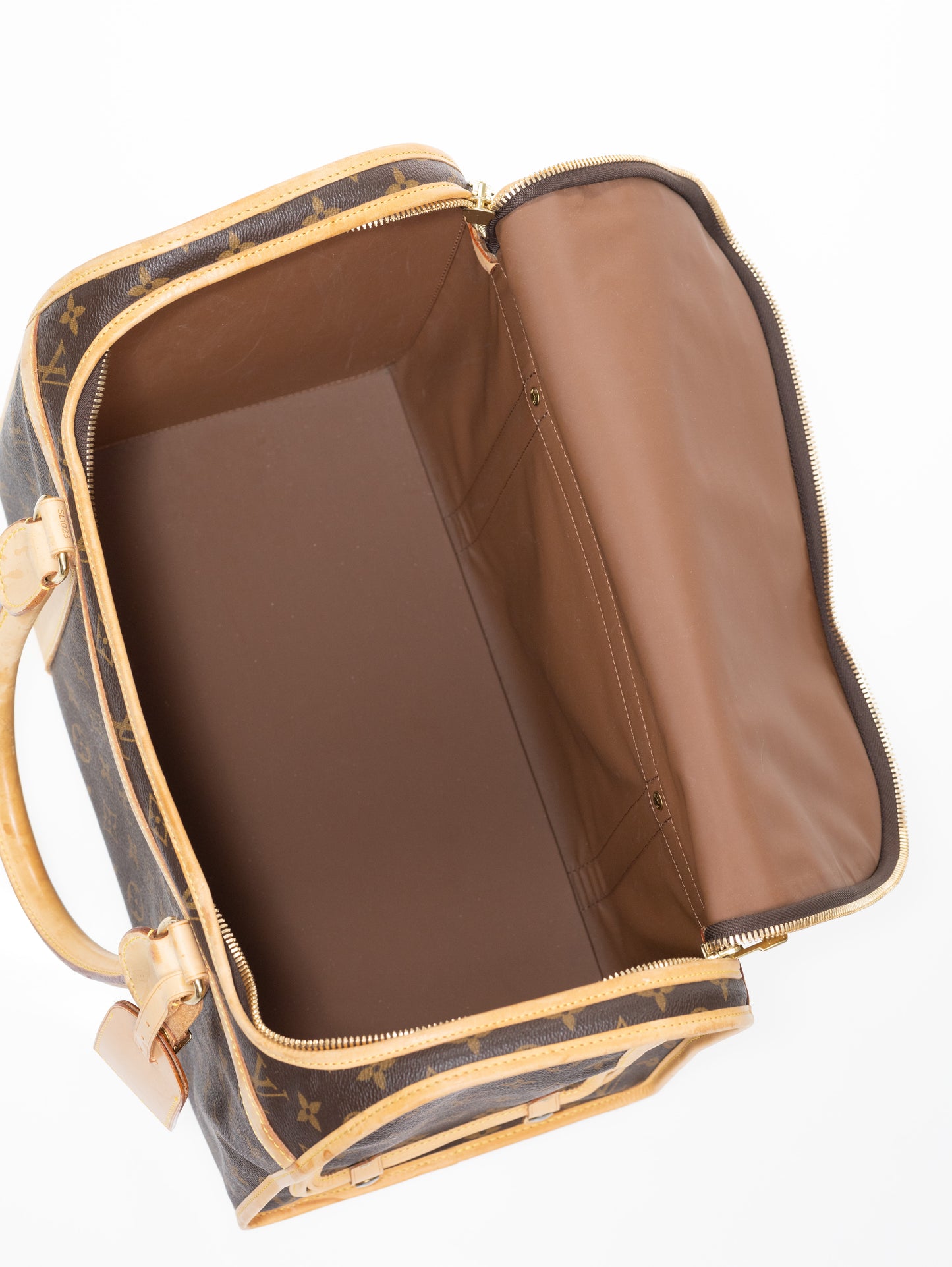 LOUIS VUITTON Dog Carrier 40 Monogram Vintage