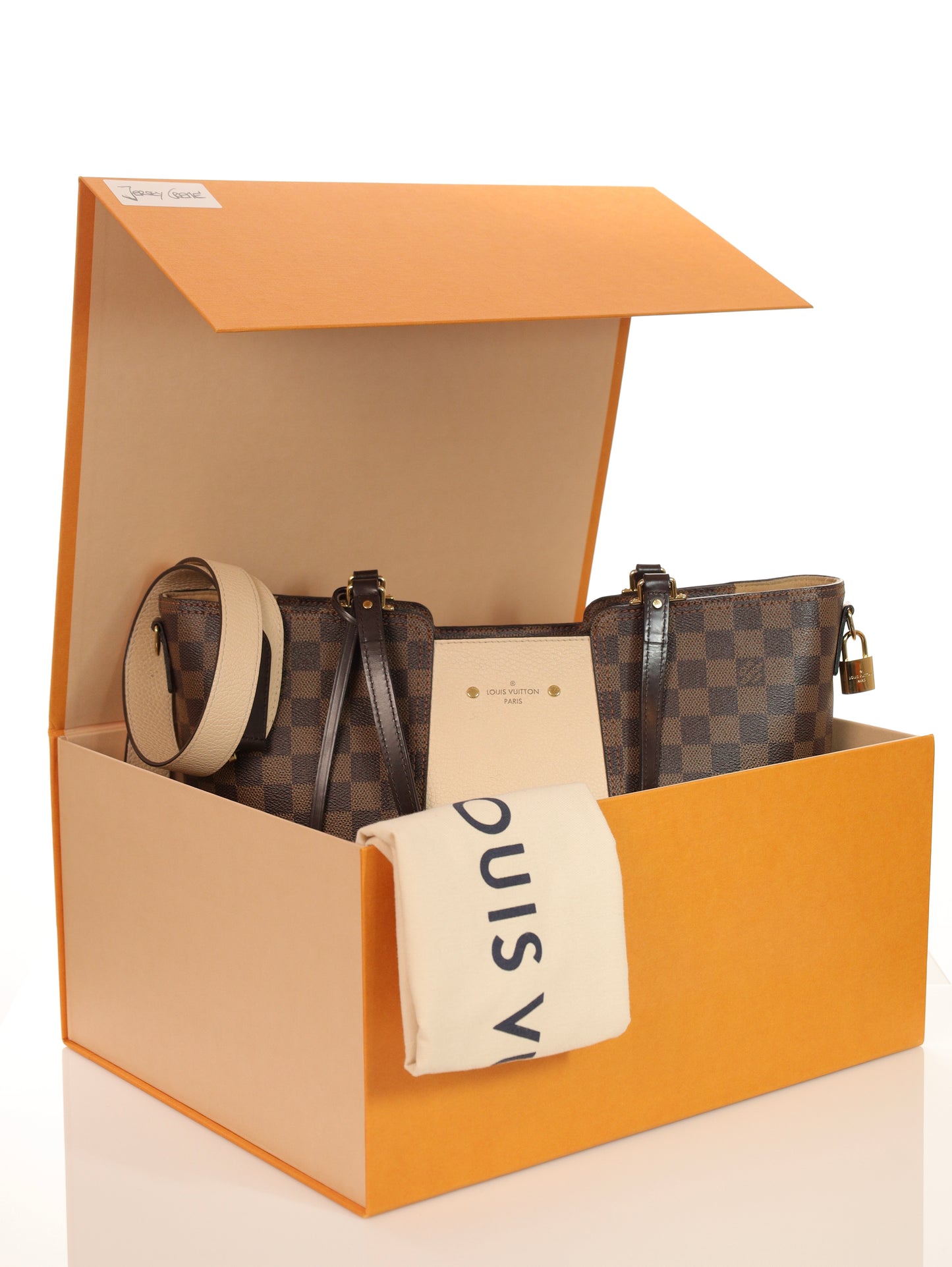 LOUIS VUITTON Jersey N44022 creme Shoulder & Cross-Body-Bag