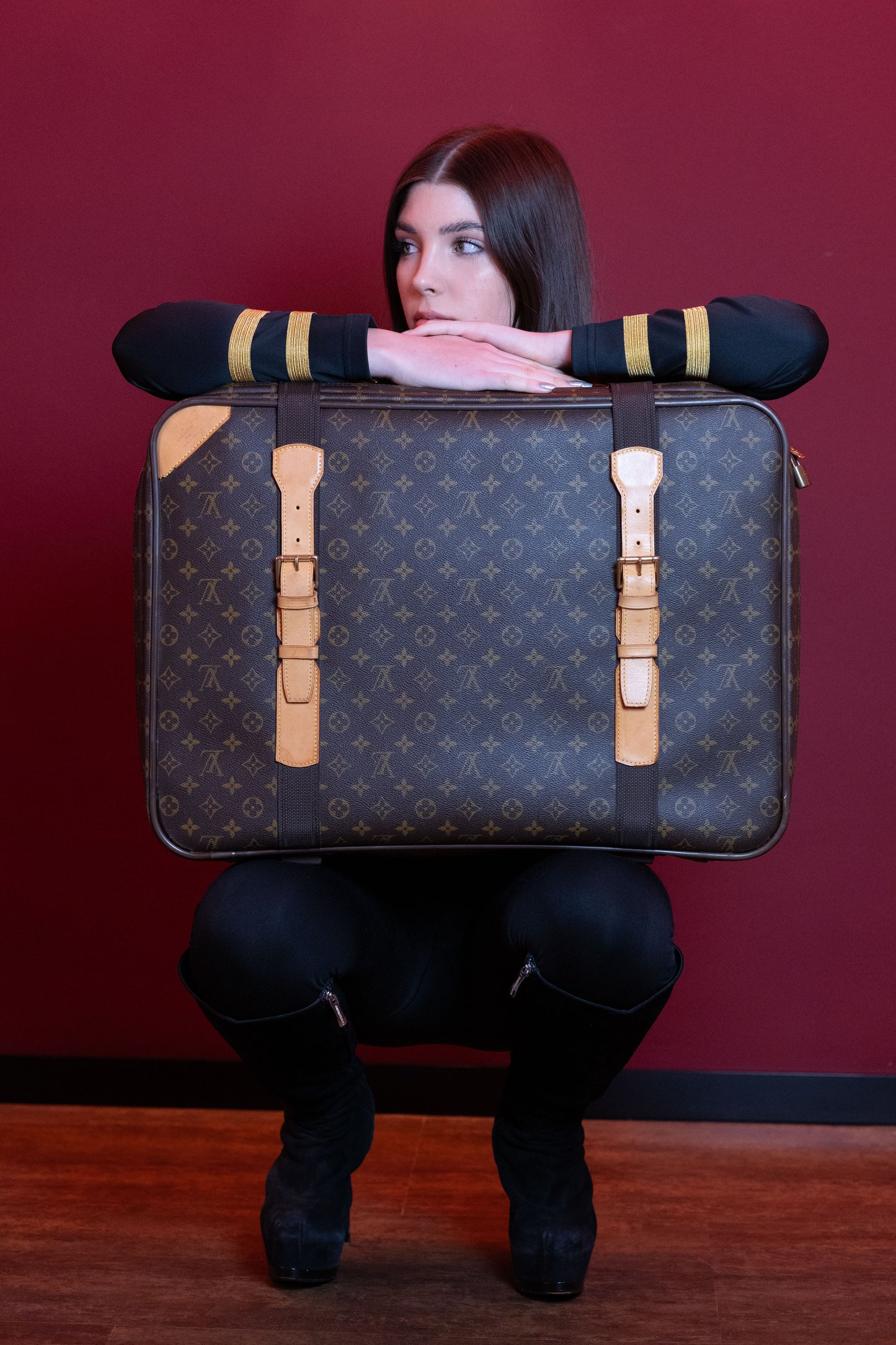 LOUIS VUITTON Satellite 60 Monogram Koffer Reisetasche