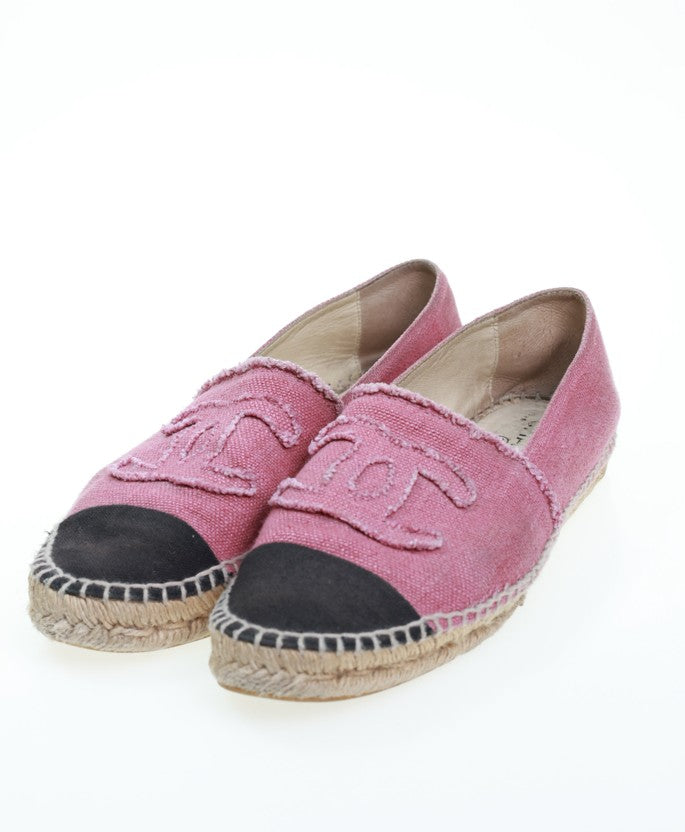 CHANEL ESPADRILLES Gr. 41 CC rose