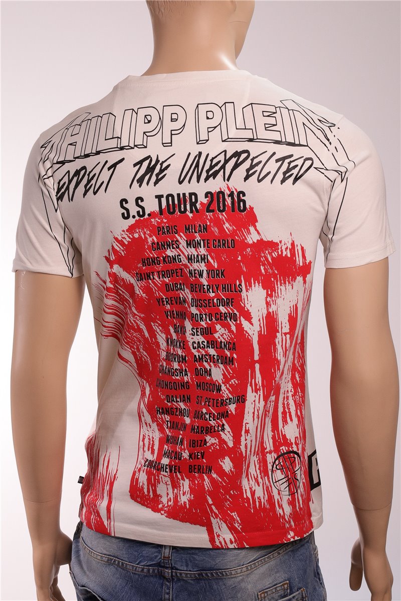 PHILIPP PLEIN T-Shirt The Skull weiss Gr. L