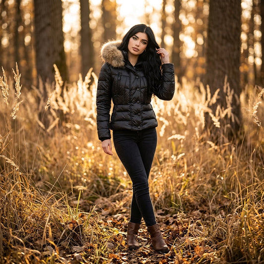 Moncler Grenoble Daunenjacke Bever schwarz Größe 0 XS/S Skijacke