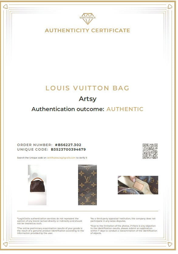 LOUIS VUITTON Artsy MM Monogram