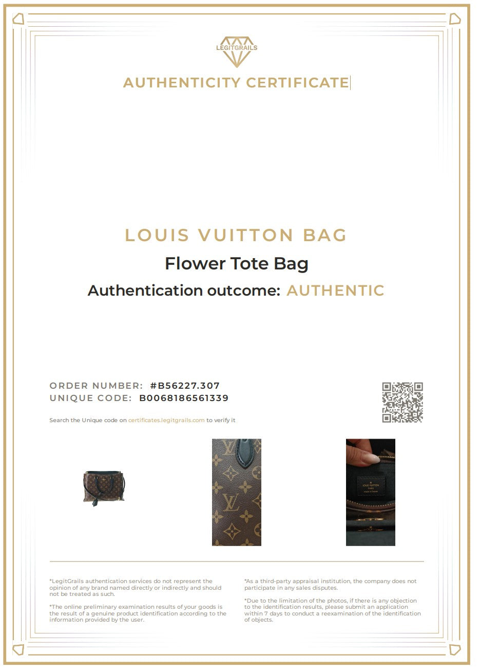 LOUIS VUITTON Flower Tote Bag M43550 Monogram Schultertasche Cross-Body-Bag