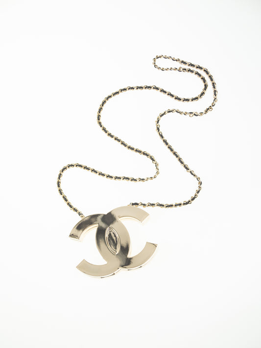 CHANEL Halskette Bodychain 10cm großes CC Körperkette XXL Gold