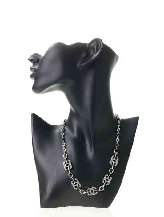 Collana CHANEL catena CC collana perle strass