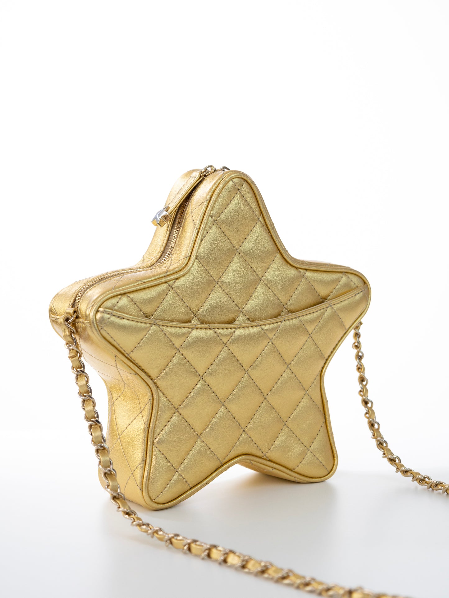 CHANEL Star Handbag Stern Tasche Gold Timeless