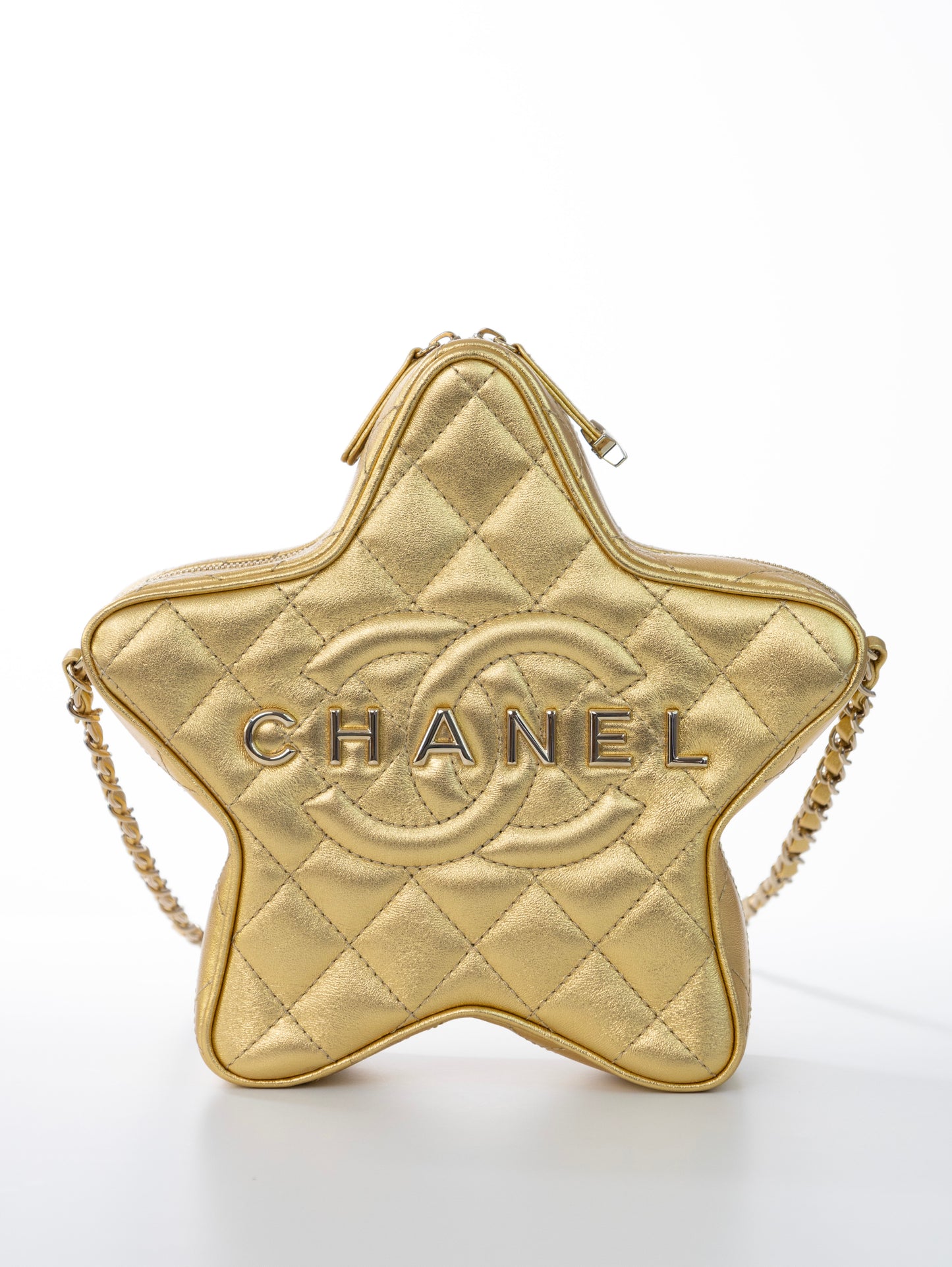 CHANEL Star Handbag Stern Tasche Gold Timeless