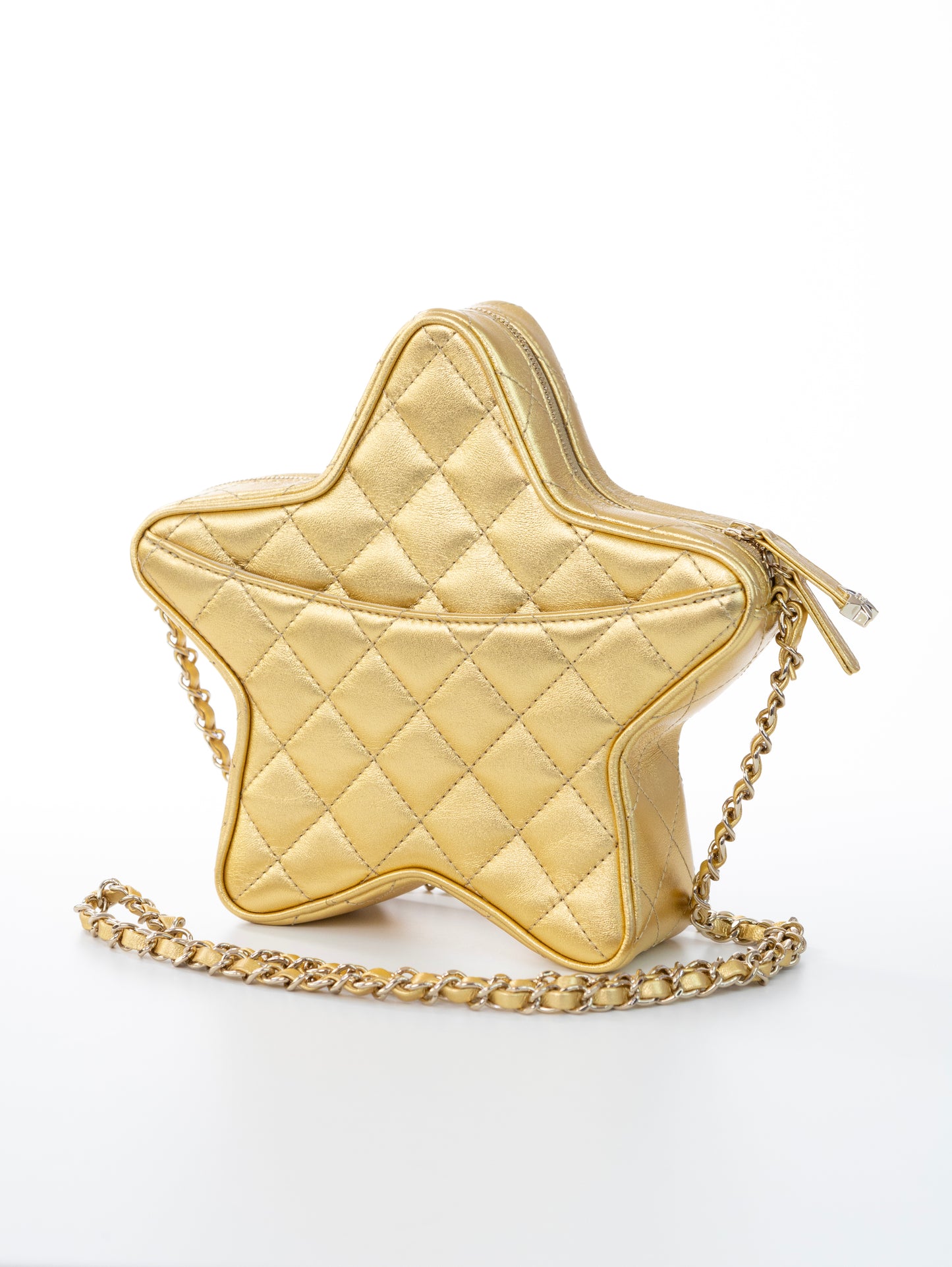 CHANEL Star Handbag Stern Tasche Gold Timeless