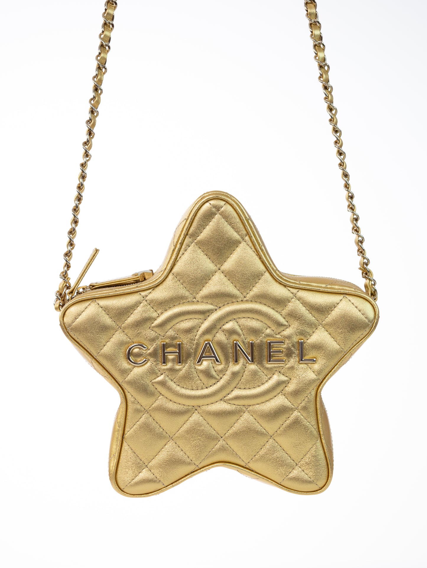 CHANEL Star Handbag Stern Tasche Gold Timeless