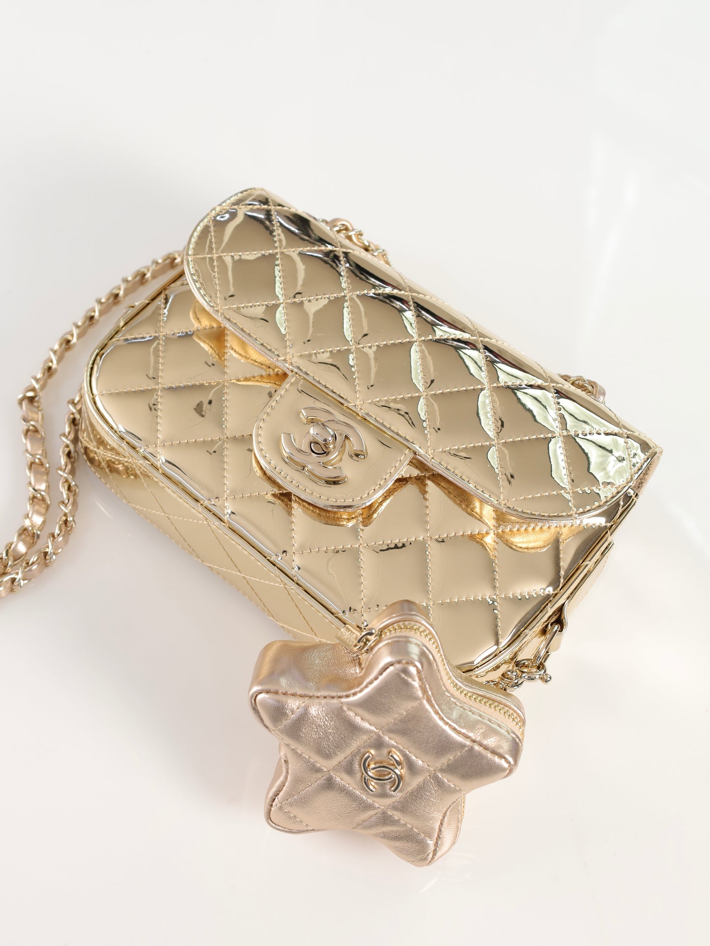 CHANEL Timeless Mini Gold with Star Pendant Classic Bag