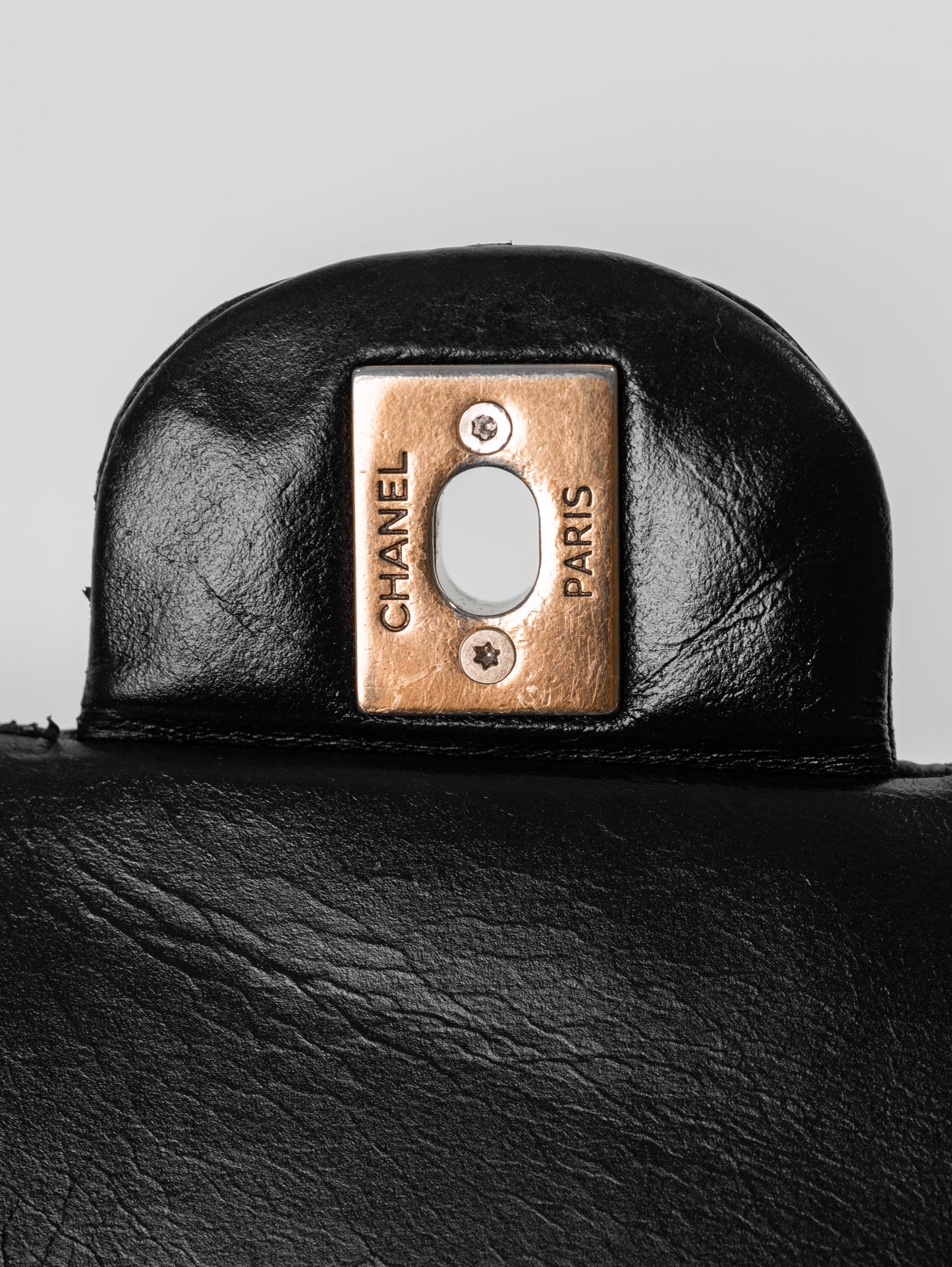 Borsa con patta rosa Timeless media CHANEL in agnello