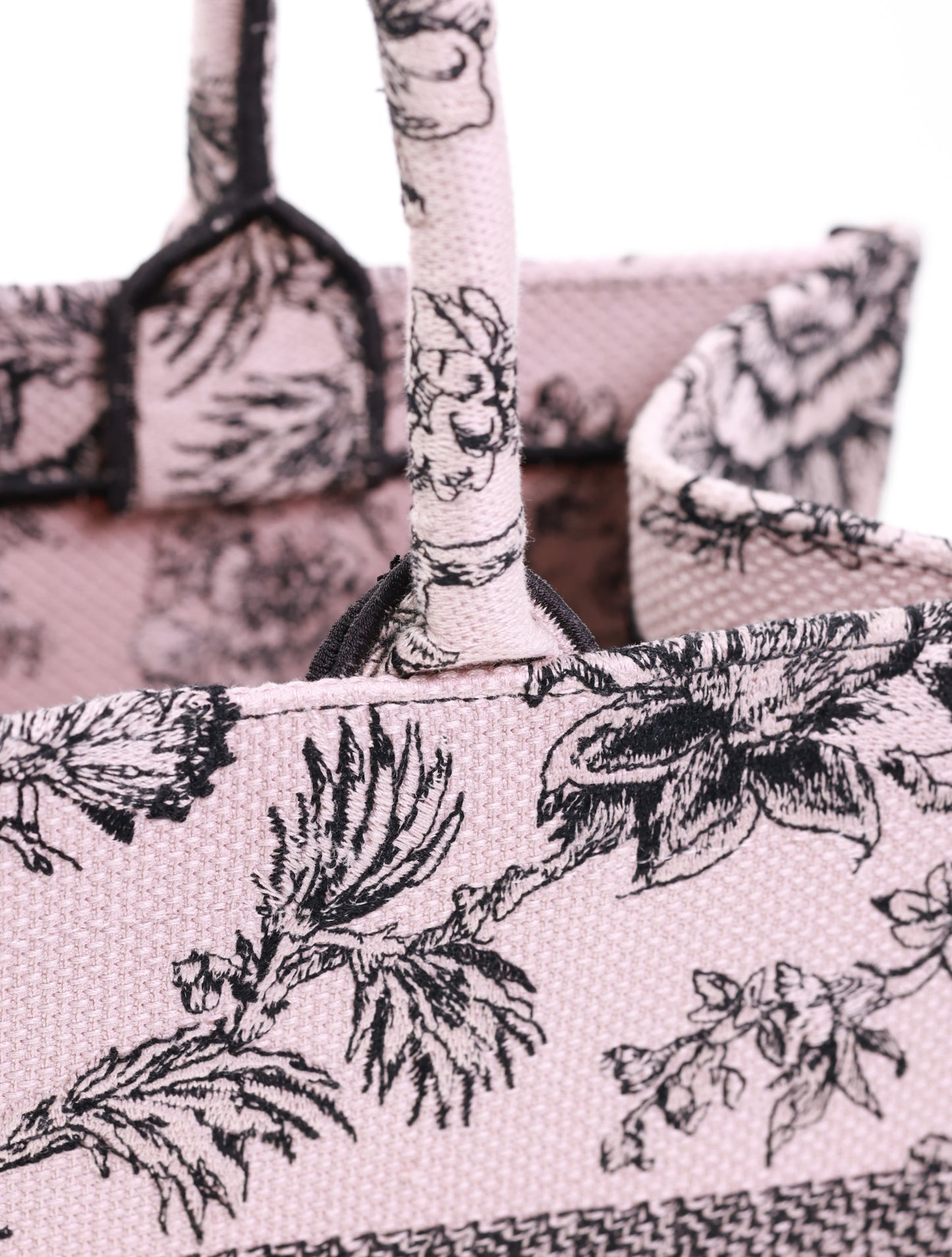 DIOR BOOK TOTE BAG D-LACE EMBROIDERY - LIMITED EDITION Medium model