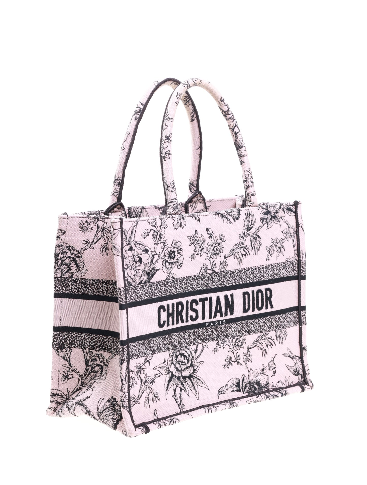 DIOR BOOK TOTE BAG D-LACE EMBROIDERY - LIMITED EDITION Medium model