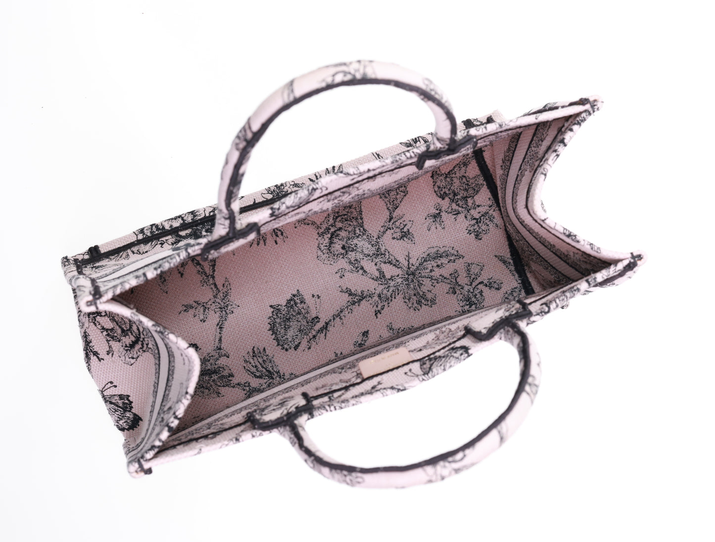 DIOR BOOK TOTE BAG D-LACE EMBROIDERY - LIMITED EDITION Medium model