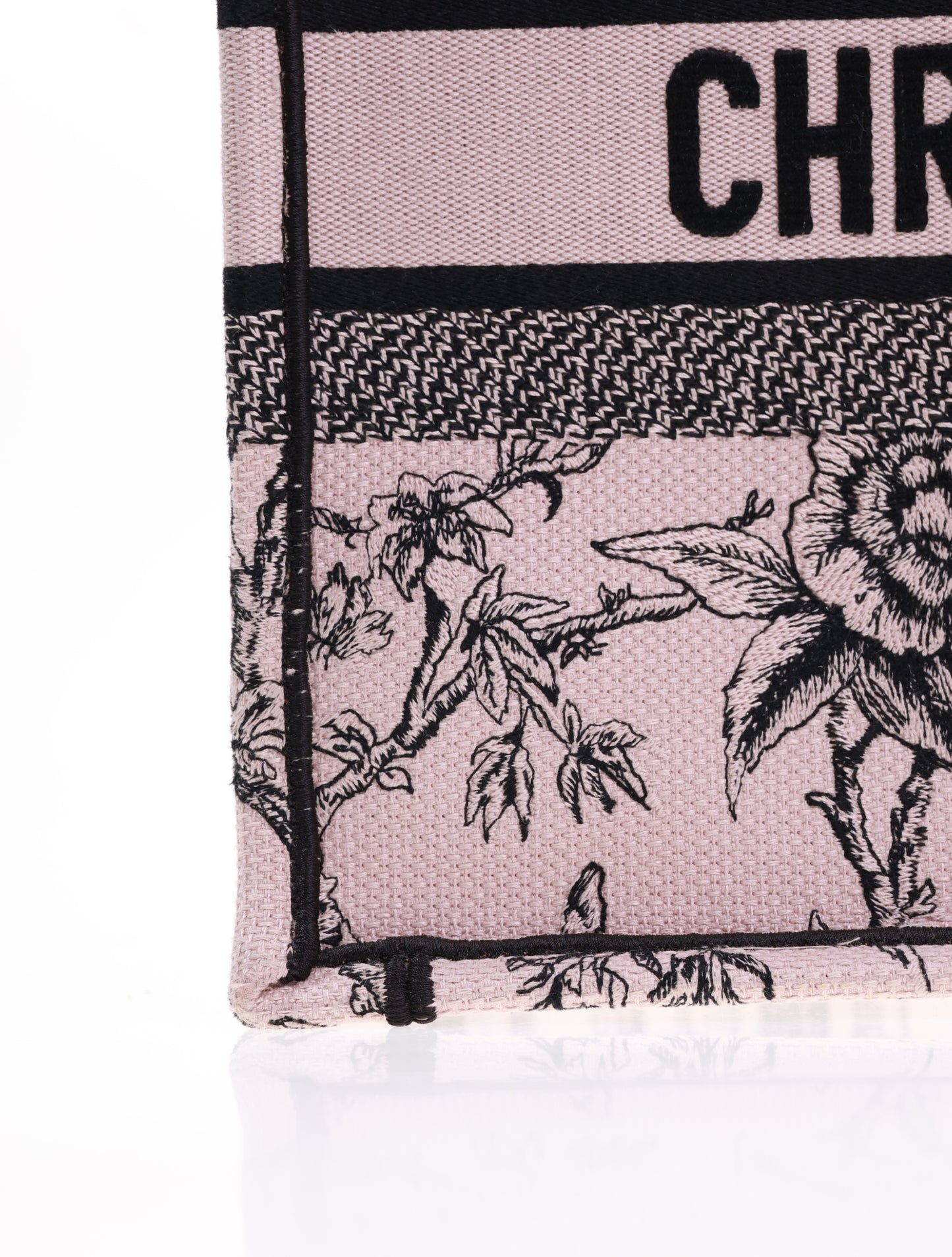 DIOR BOOK TOTE BAG D-LACE EMBROIDERY - LIMITED EDITION Medium model