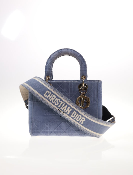 DIOR BOOK TOTE BAG D-Royaume d'Amour limited transparent pink