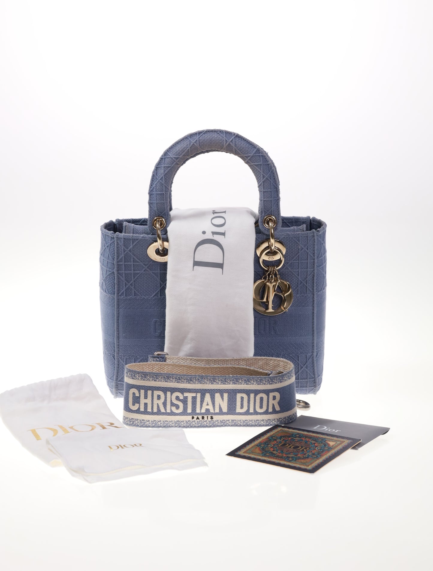 DIOR BOOK TOTE BAG D-Royaume d'Amour limited transparent pink