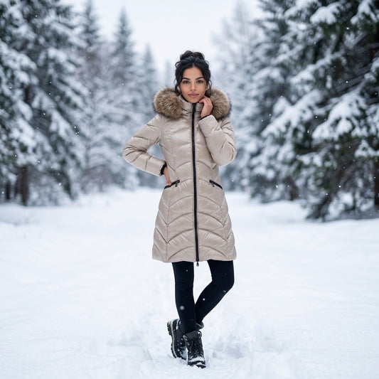 Moncler Albizia Daunenmantel mit Echtpelz Gr. 0/34/XS