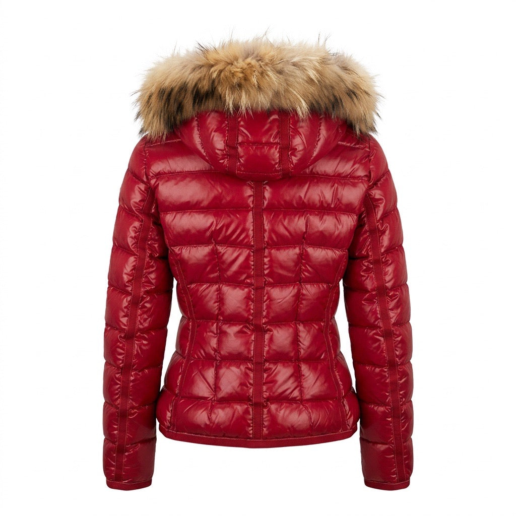 Moncler Armoise Daunenjacke ROT ! Größe 1 Gr. 34,36 bzw. XS/S
