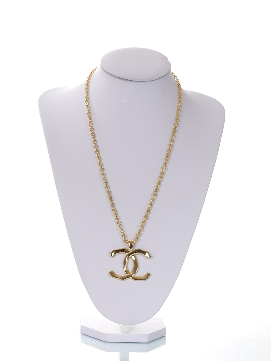 CHANEL Kette großes XL CC Halskette Gold