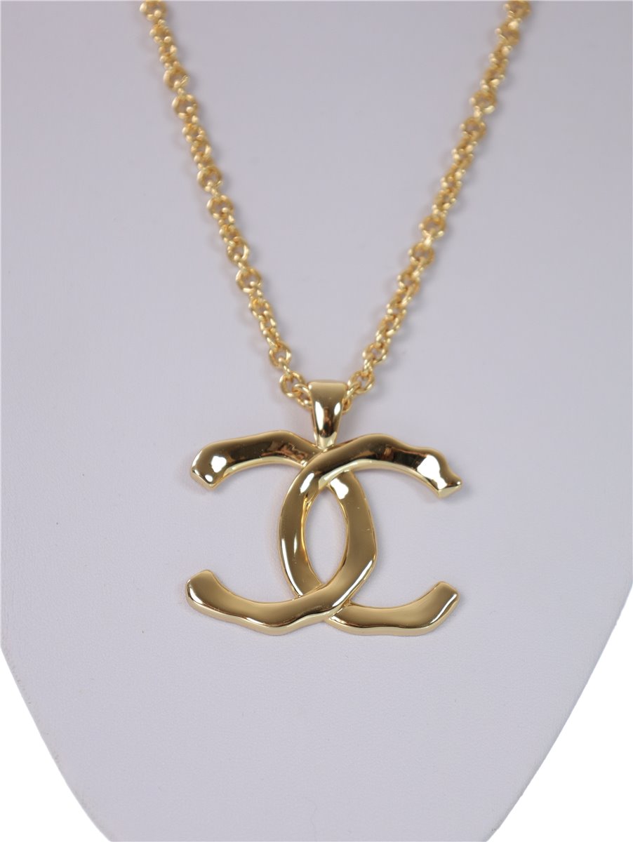 CHANEL Kette großes XL CC Halskette Gold