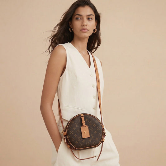 LOUIS VUITTON Boite Chapeau MM Souple Bag M45647