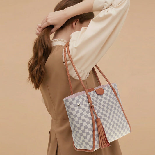 LOUIS VUITTON Propriano Damier Azur Rose Ballerine N44027