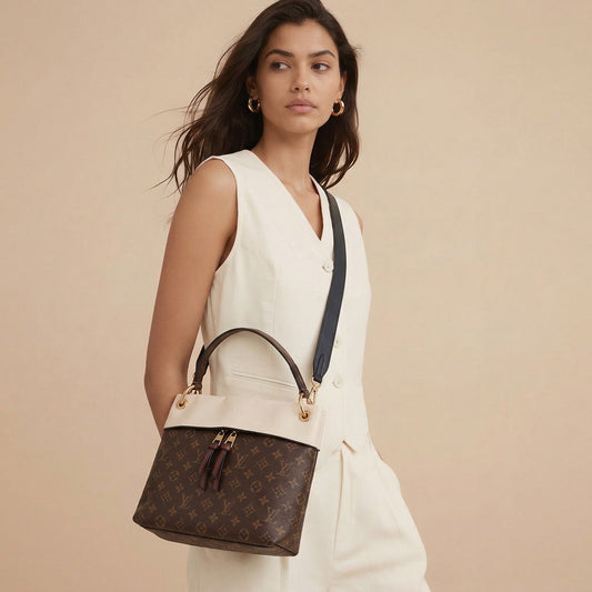 LOUIS VUITTON Tuileries Besace Monogram brown/creme