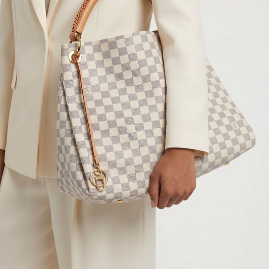 LOUIS VUITTON Artsy MM Damier Azur N41174 neuwertiger Zustand