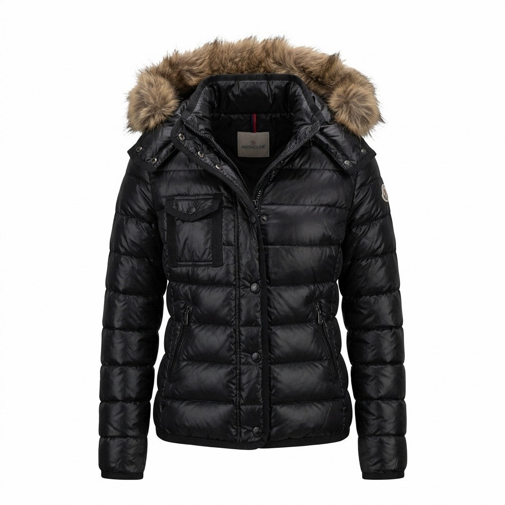 Moncler Armoise Gr. 36/38 bzw. S/M Daunenjacke Größe 2 XXL Pelz -