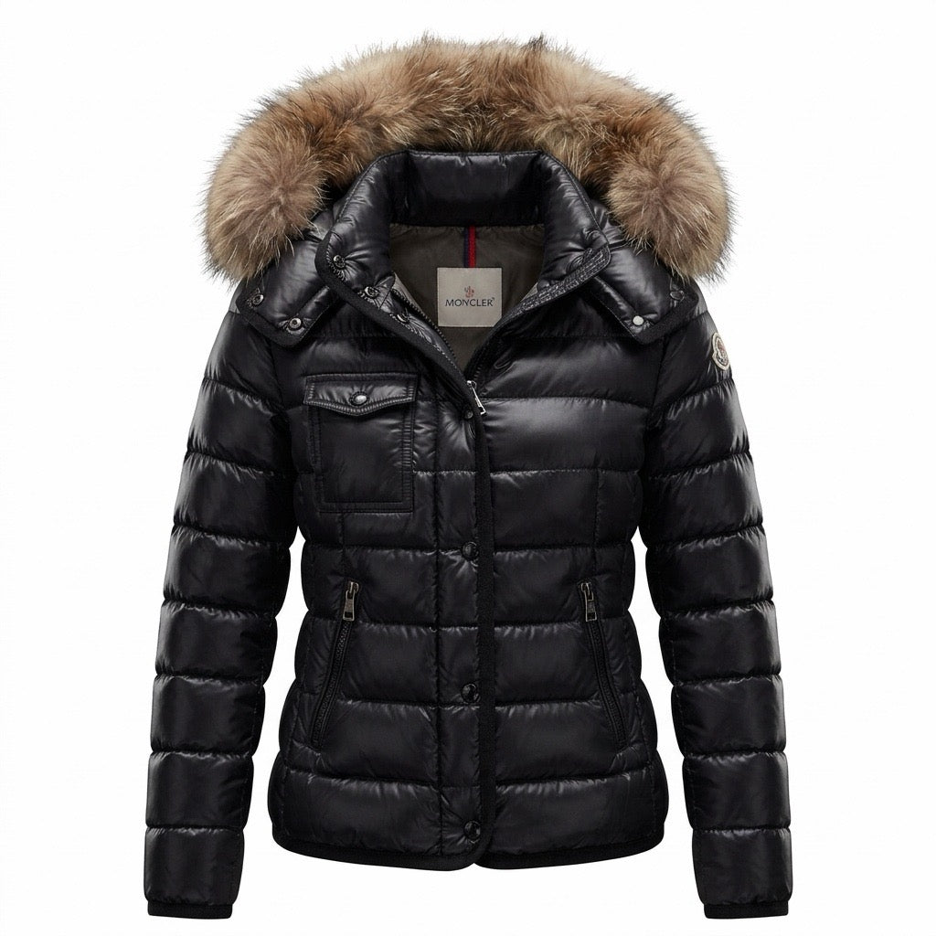 Moncler Armoise Daunenjacke Größe 2 XXL Pelz - Gr. 36/38 bzw. S/M