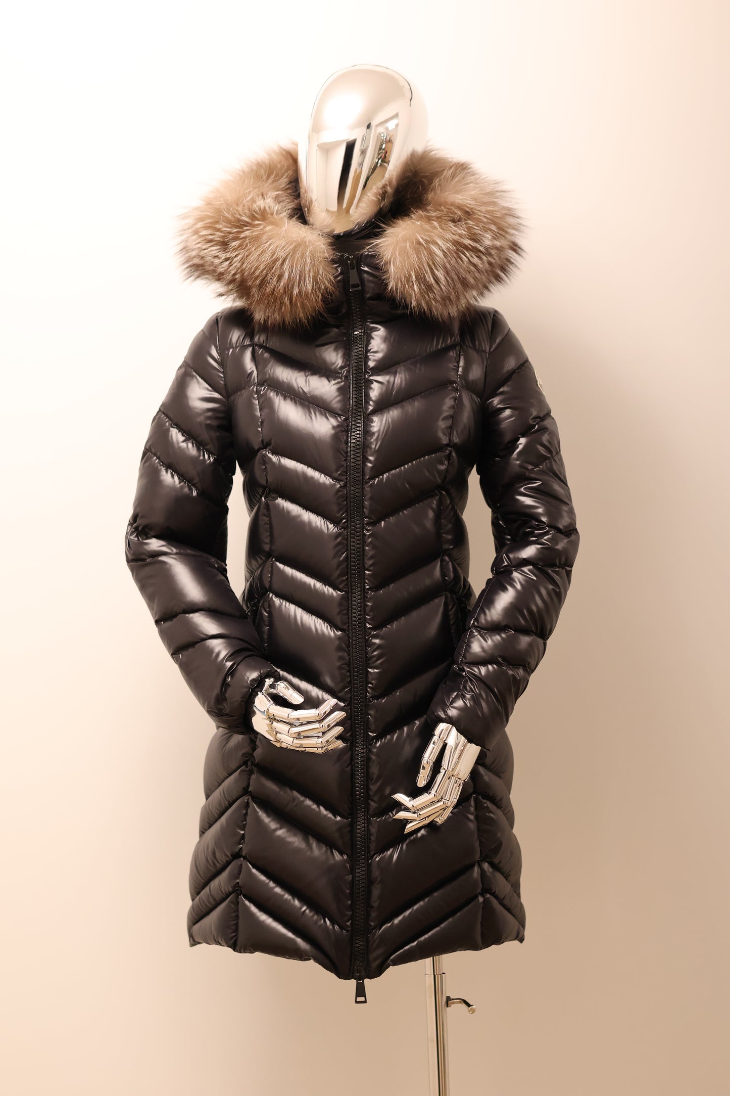 PHILIPP PLEIN leisure suit loose jacket black velvet with skull size. S