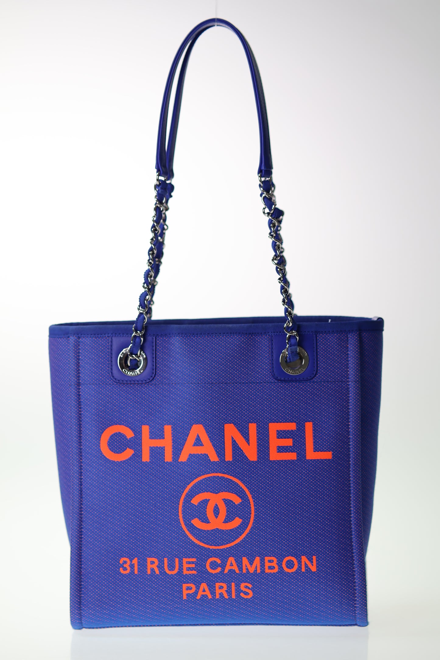CHANEL DEAUVILLE A66939 Shoppingbag Small Tote Bag