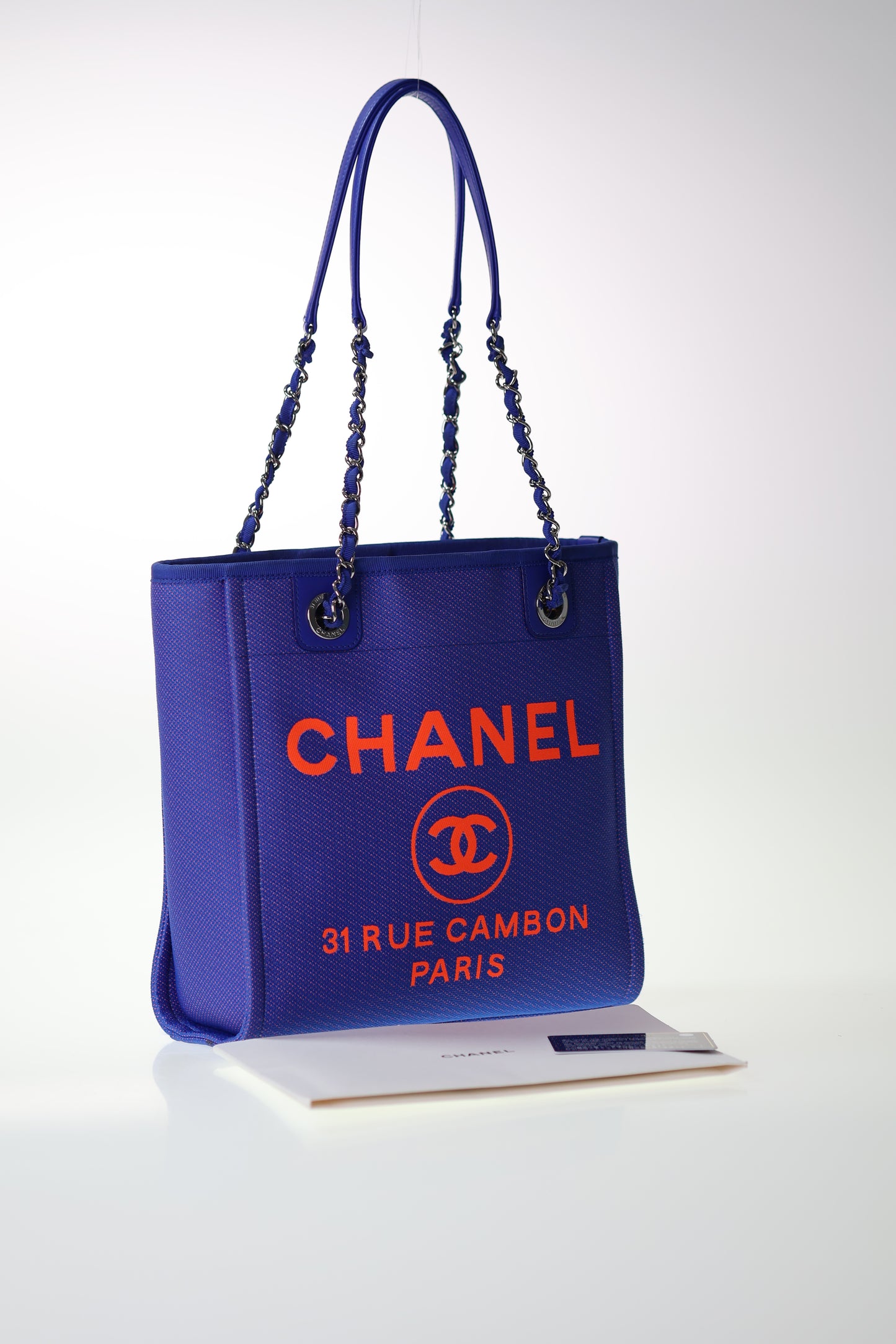 CHANEL DEAUVILLE A66939 Shoppingbag Small Tote Bag