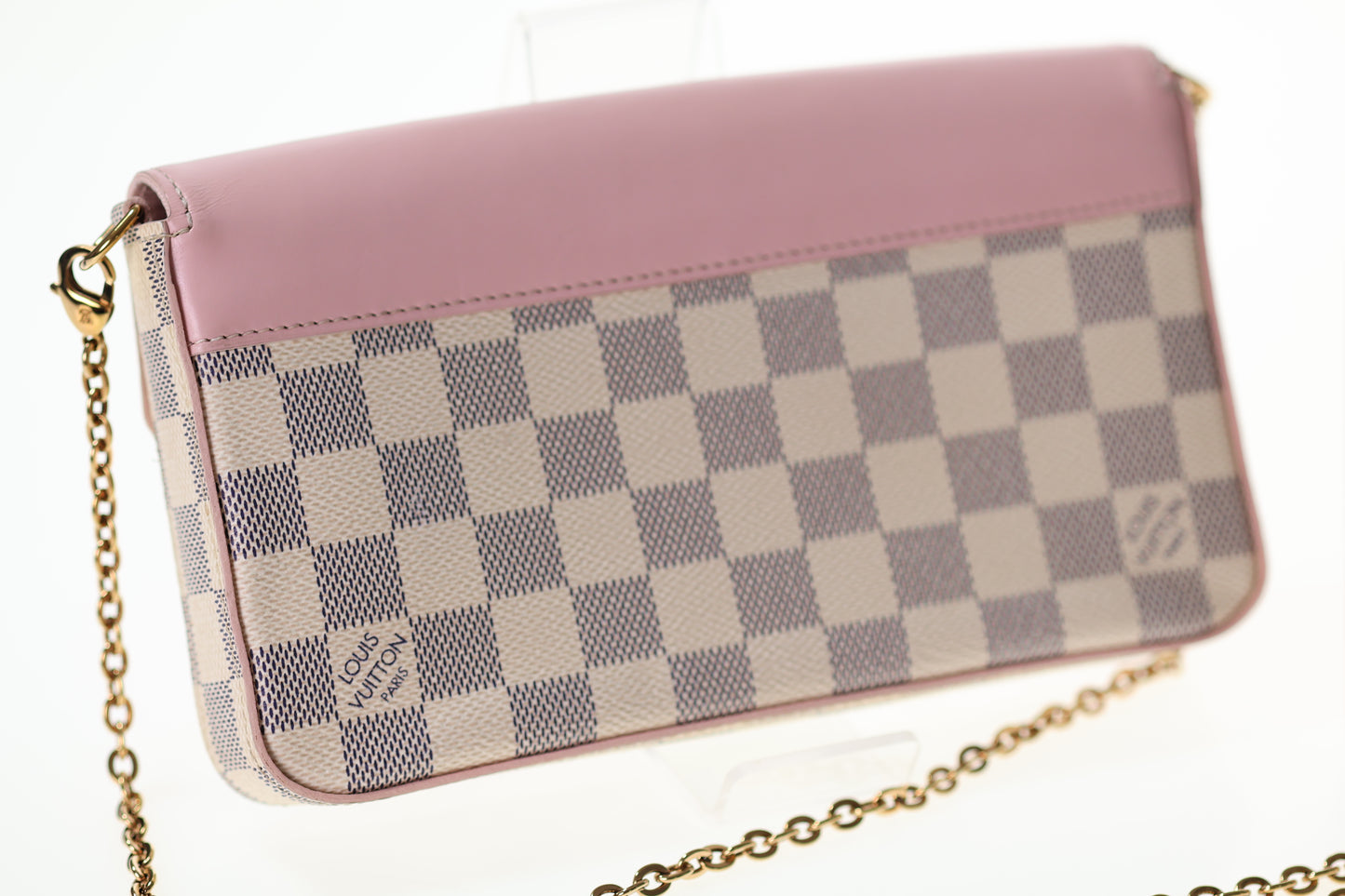 Louis Vuitton Felicie Damier Azur Rose