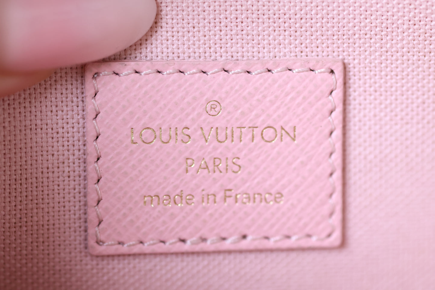 Louis Vuitton Felicie Damier Azur Rose