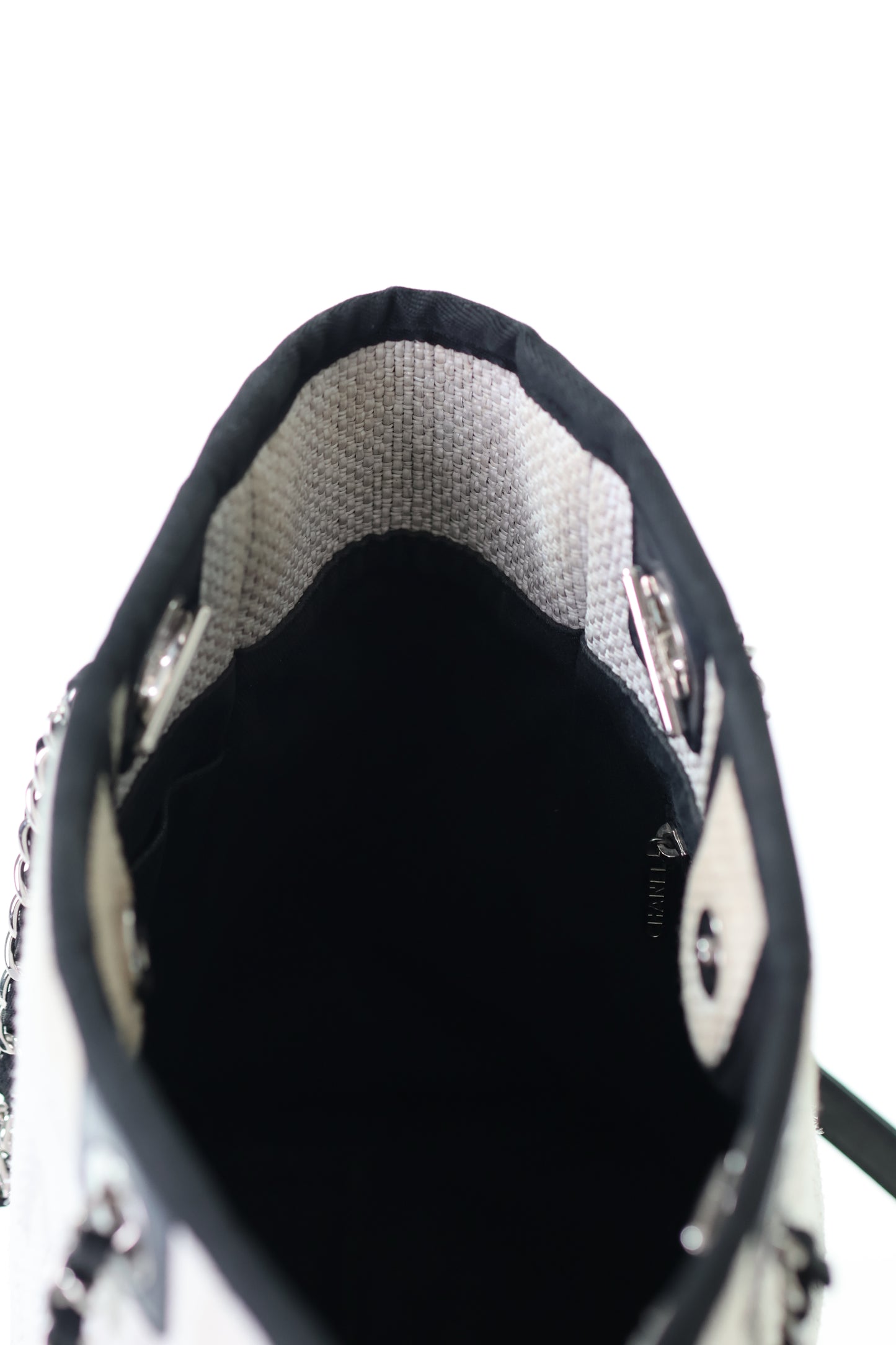 CHANEL DEAUVILLE A66939 Shoppingbag Small Tote Bag Grau