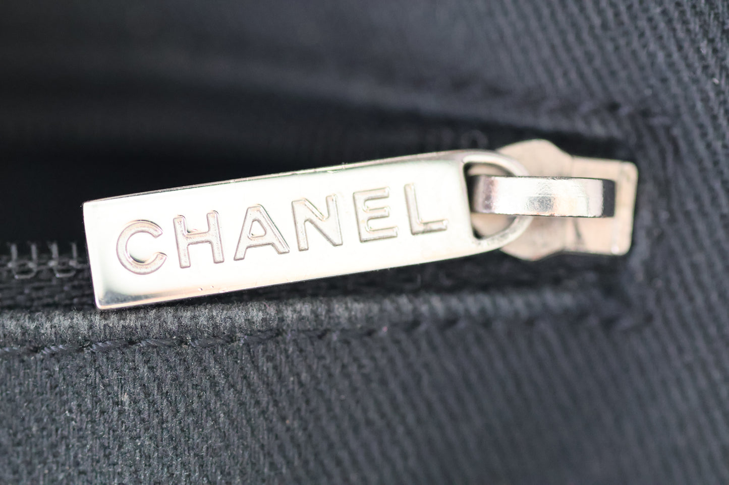 CHANEL DEAUVILLE A66939 Shoppingbag Small Tote Bag Grau