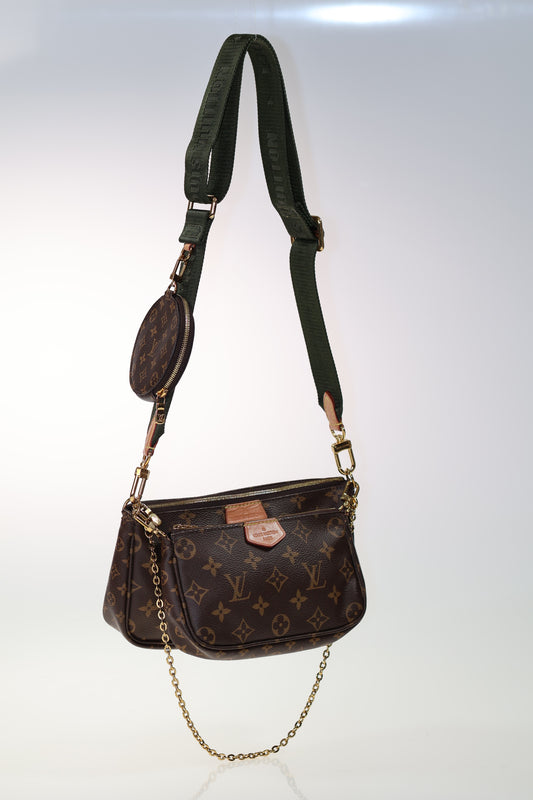 LOUIS VUITTON MULTI POCHETTE ACCESSOIRES M44813 KHAKI