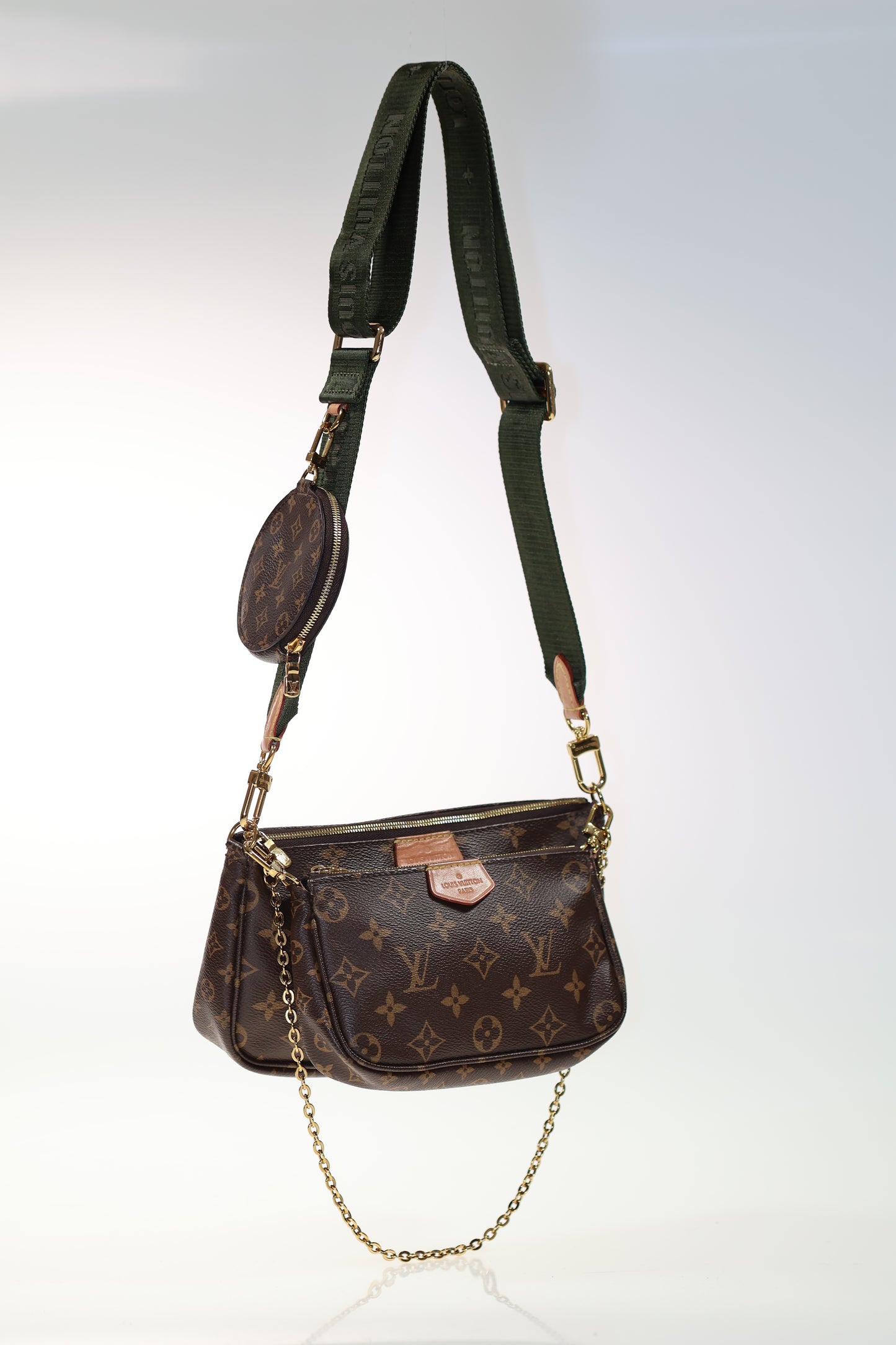 LOUIS VUITTON MULTI POCHETTE ACCESSOIRES M44813 KHAKI