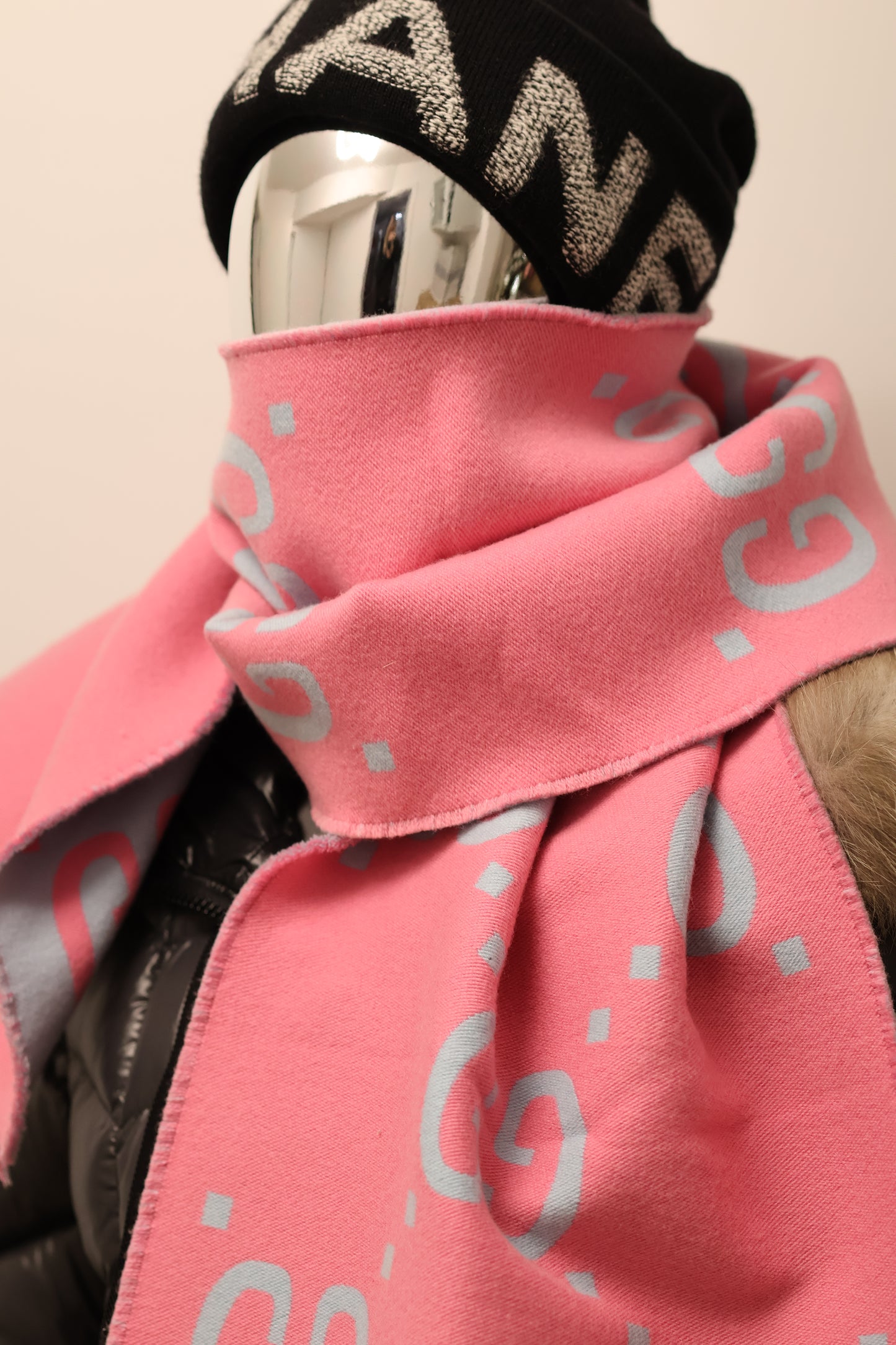 Gucci Monogram Schal Wolle GG