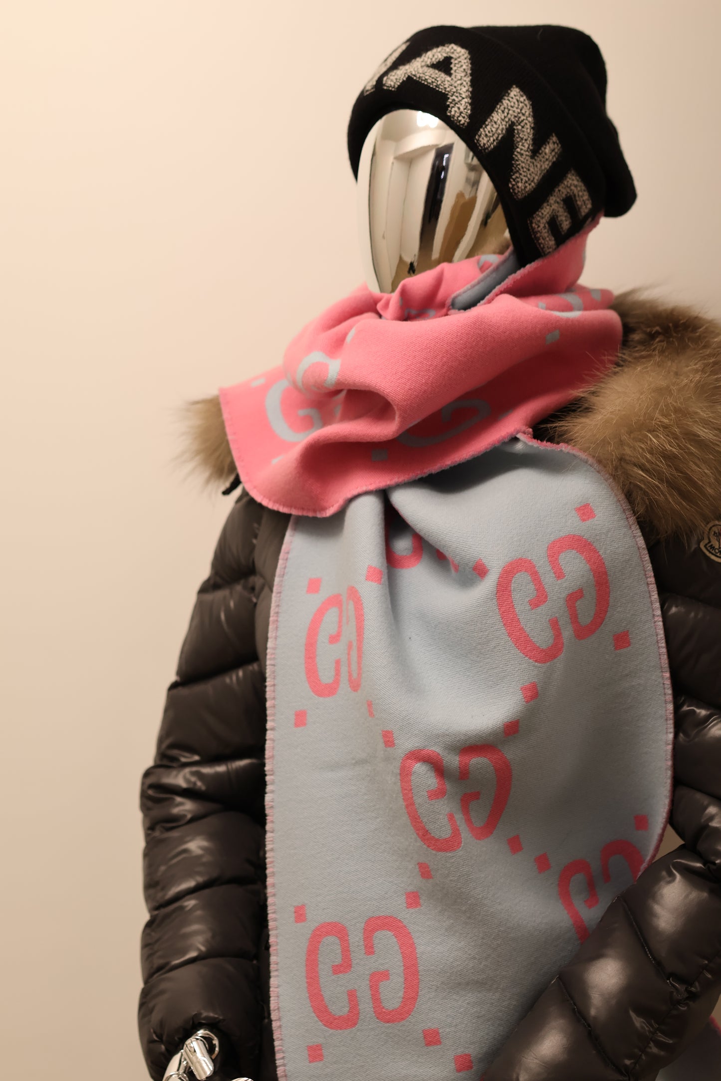 Gucci Monogram Schal Wolle GG