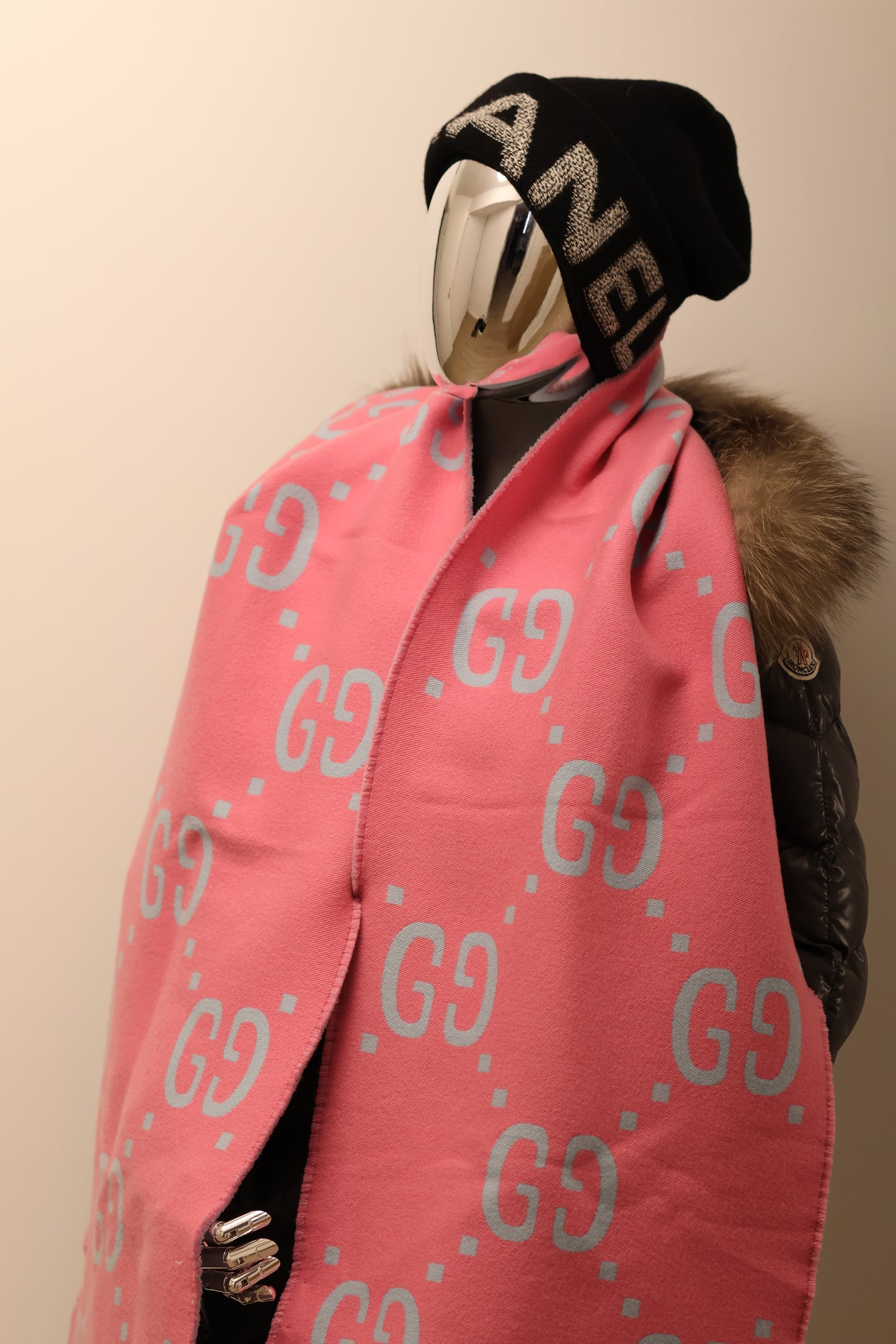 Gucci Monogram Schal Wolle GG