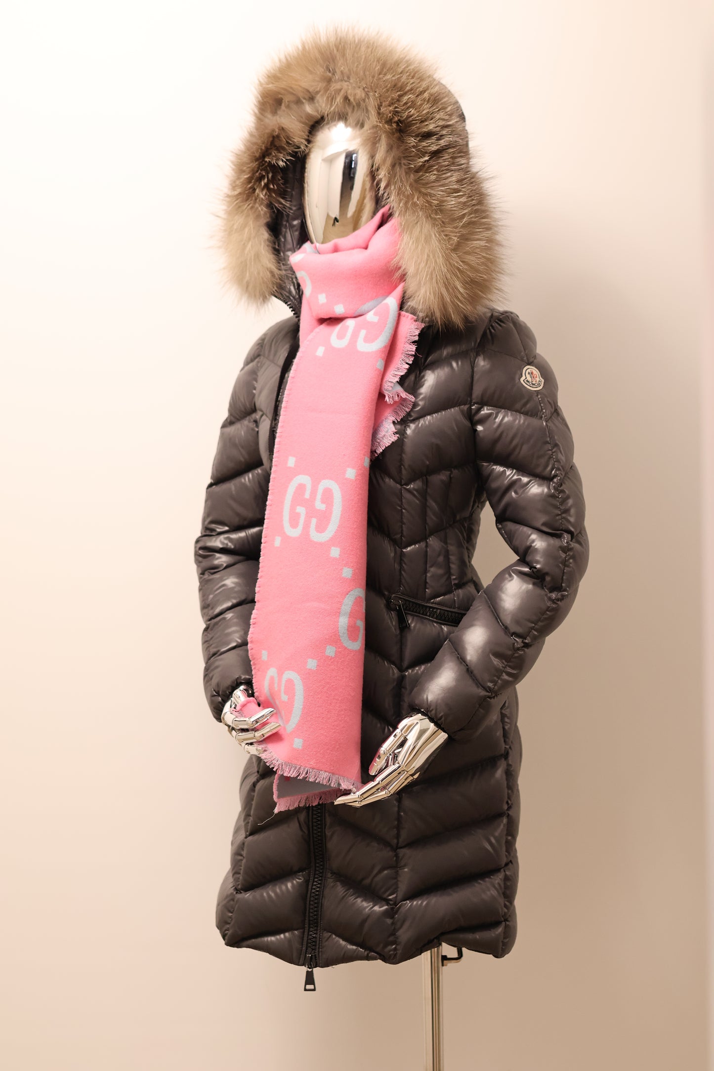 Gucci Monogram Schal Wolle GG