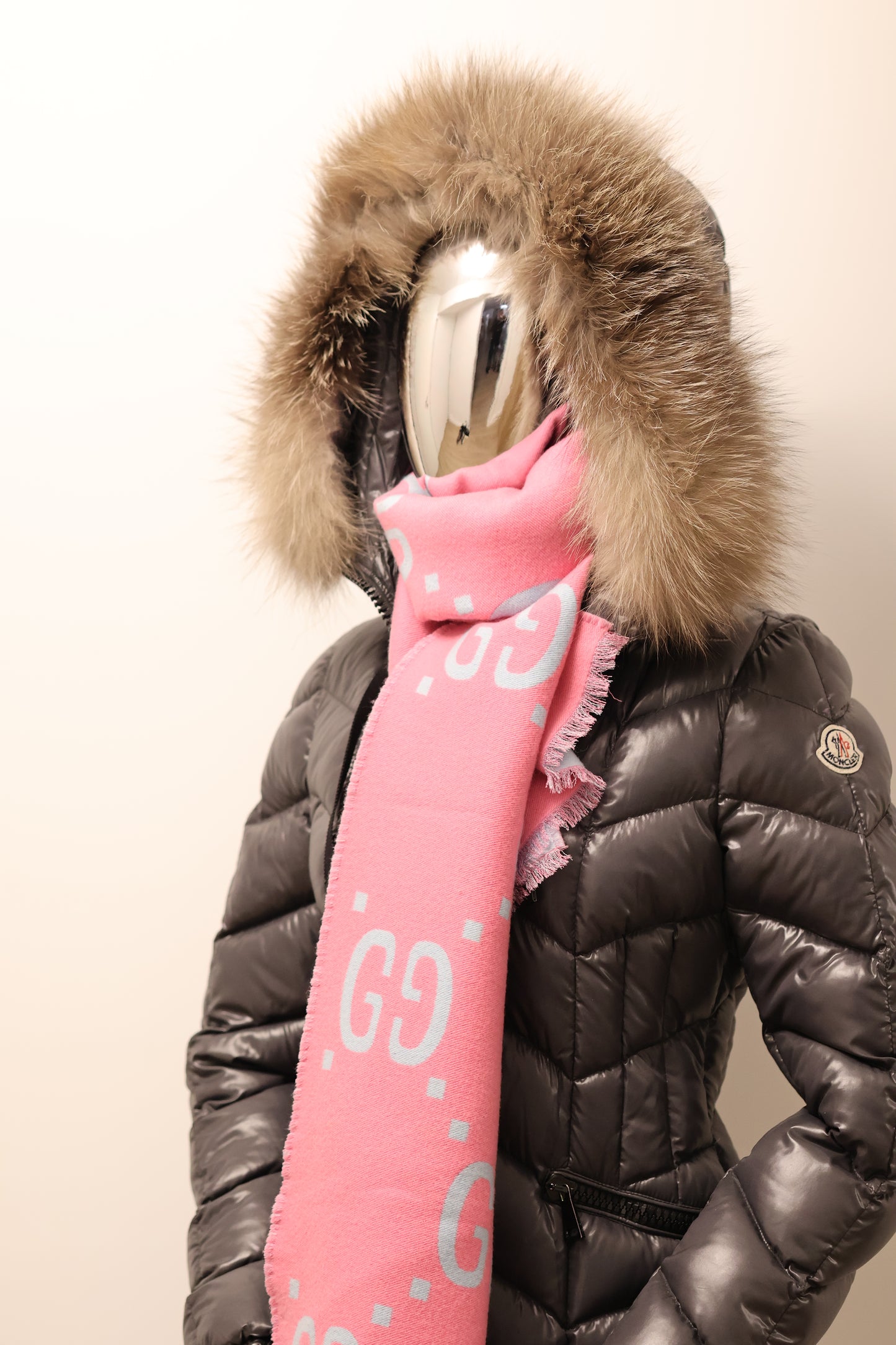 Gucci Monogram Schal Wolle GG