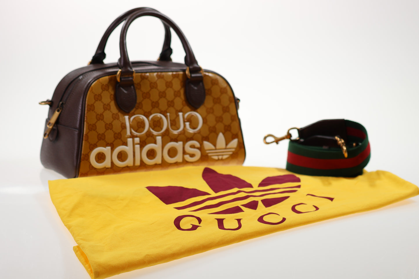 Gucci x Adidas Bag Medium Duffle Bag Canvas ltd. Editiom