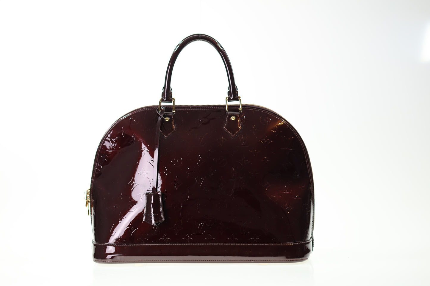LOUIS VUITTON ALMA Vernis GM - bordeauxrot - XL