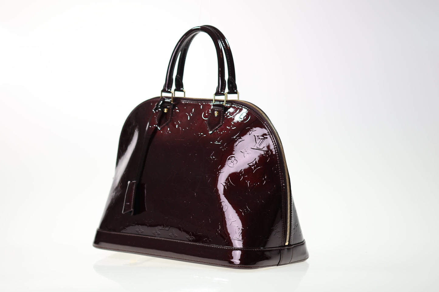 LOUIS VUITTON ALMA Vernis GM - bordeauxrot - XL